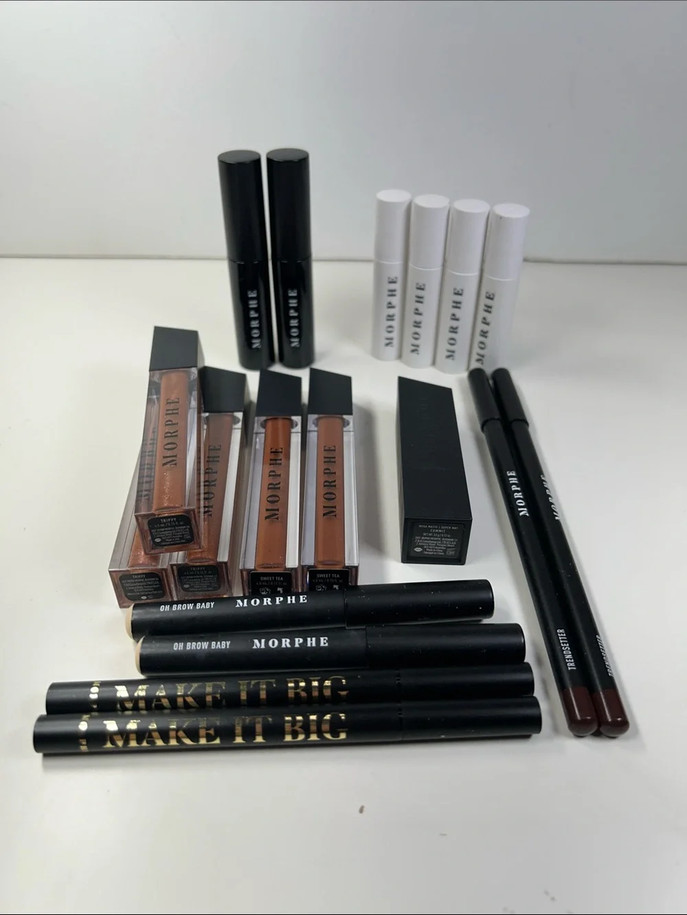 18 Piece Morphe Lip, Lash and Brow Set